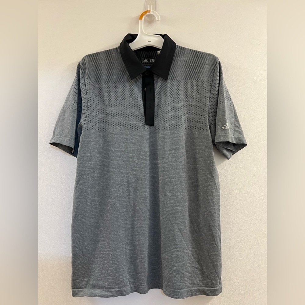 Adidas Climacool Polyester Solid Golf Polo Shirt … - image 2